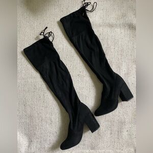Black Steve Madden Niela Over the Knee Boots